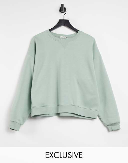 Sage crewneck sweatshirt new arrivals