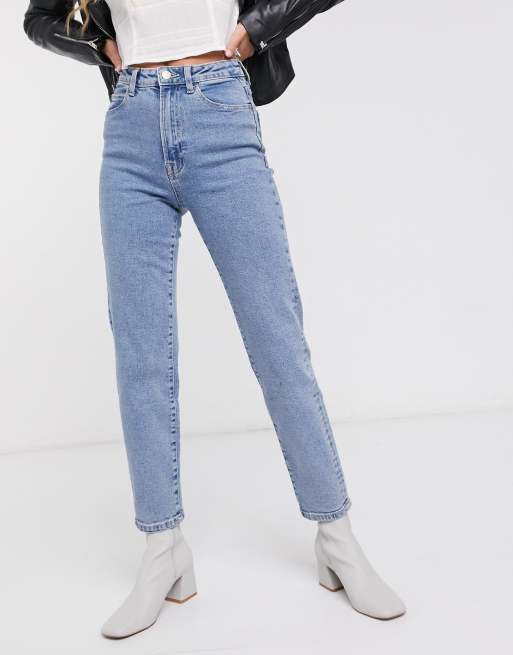 Women's Stretch Tapered Jean - Washed Stone Blue