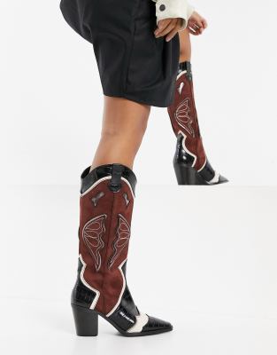 stradivarius cowboy boots