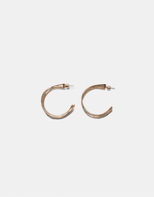 Stradivarius - Créoles - Doré-Jaune