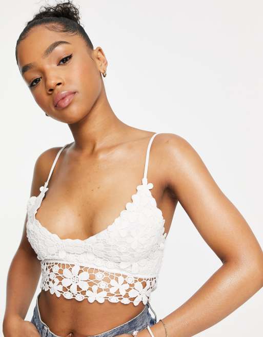 Miss Dazie Bralette White