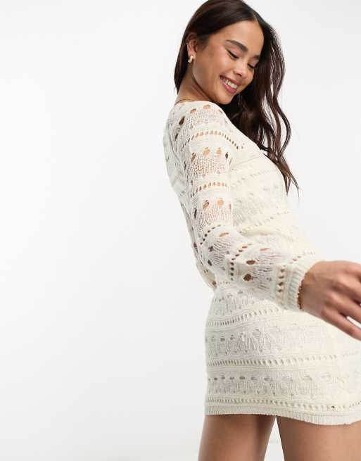 Vestido discount crochet stradivarius