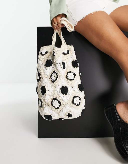 Stradivarius Croc Bag With Twist Lock Detail, $25, Asos