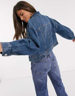 jacket jeans stradivarius