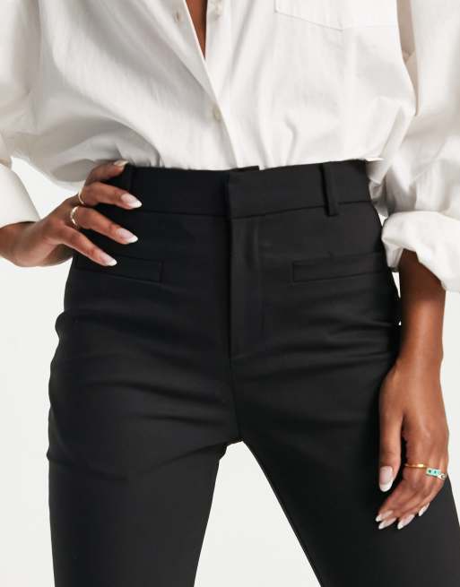 Cropped tailored sale trousers