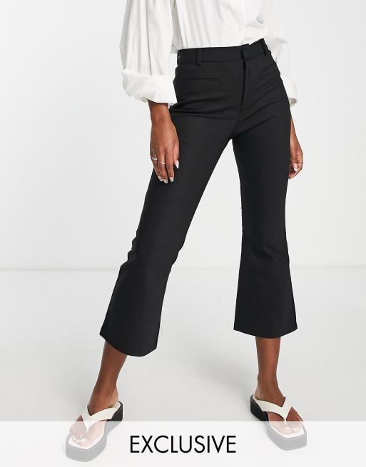 Flare on sale cropped trousers