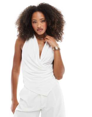 Stradivarius Cross Body Halter Top