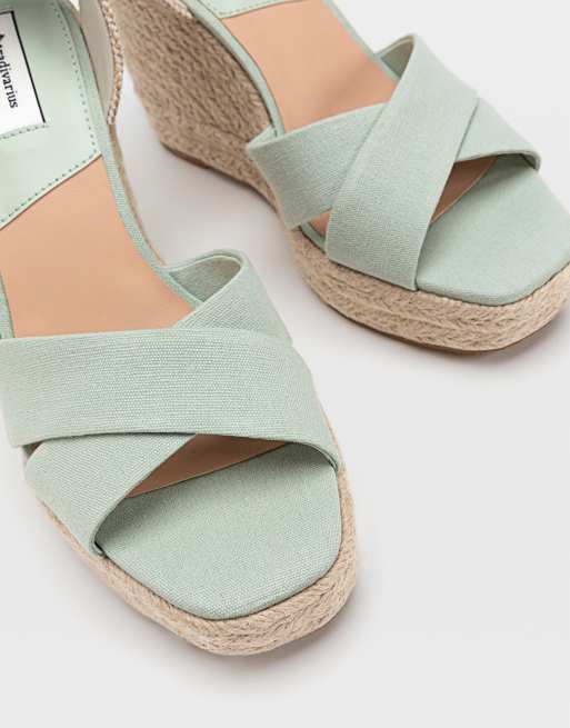 Green sale cross wedges