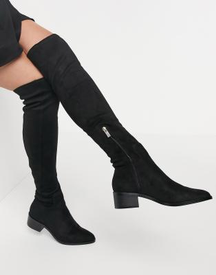 cuissarde noir petit talon