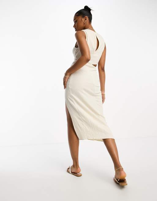 Straight cut midi sales dress