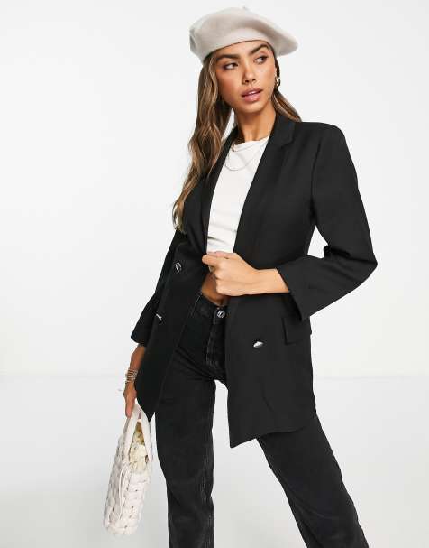 Stradivarius – Czarna marynarka oversize - view 1