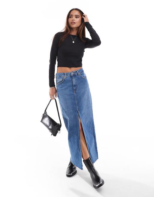 Stradivarius – Czarny top z długimi rękawami i odkrytymi plecami, 4 z 4