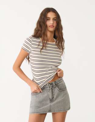 Stradivarius D62 Denim Skort