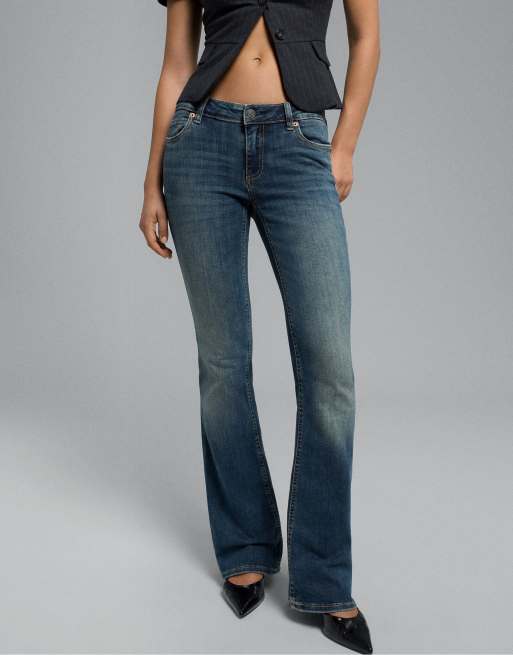 Stradivarius - D67 - Slim-fit bootcut jeans met medium wassing, 2 van 7