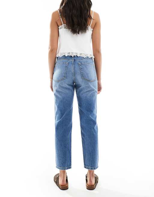 Stradivarius – D89 – Ljusblå jeans med låg midja, 3 av 5