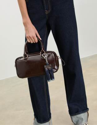  D92 jeans charm keyring in indigo