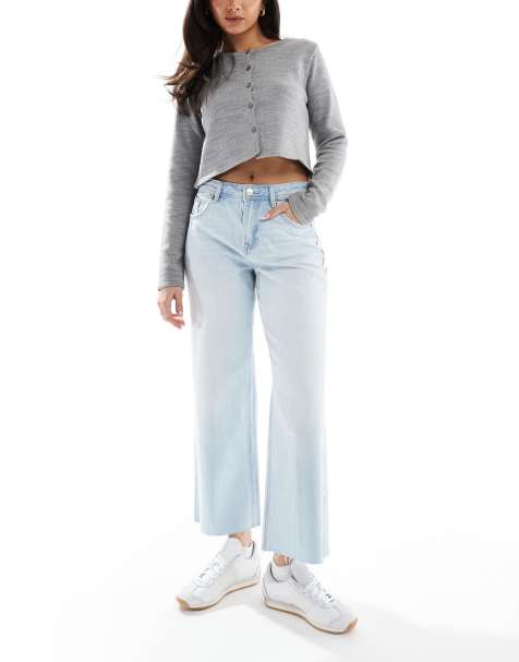 Stradivarius - D96 - Jeans met rechte pijpen in lichtblauw - view 1