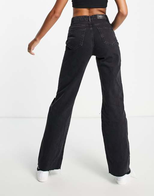 Jeans anni 90 on sale flare con strappi