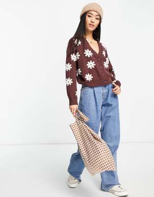 daisy cardigan stradivarius