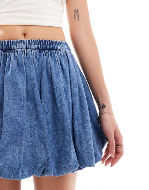 Denim skater skirt jumper best sale