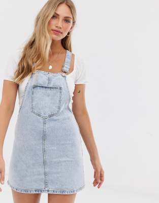 asos denim pinafore