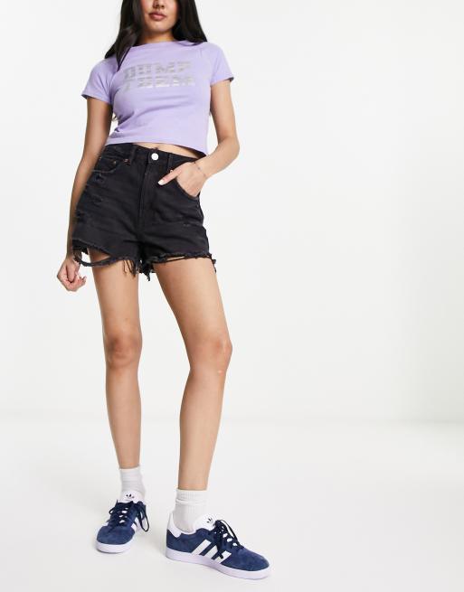 Topshop shop black shorts