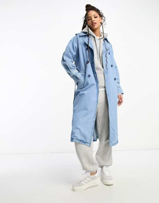 Denim Trench Coats