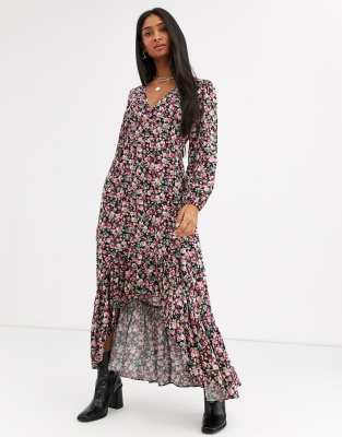 stradivarius floral dress