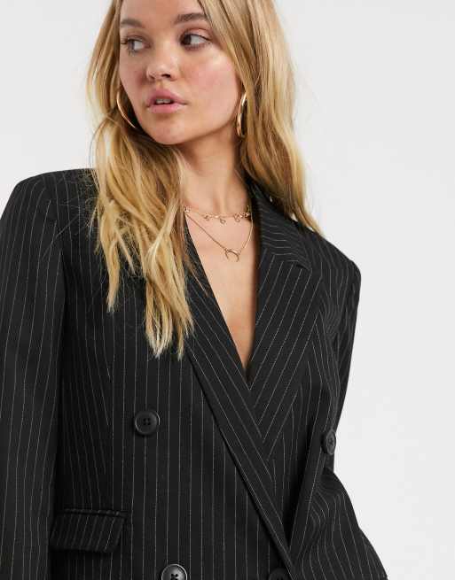 Blazer best sale dress pinstripe