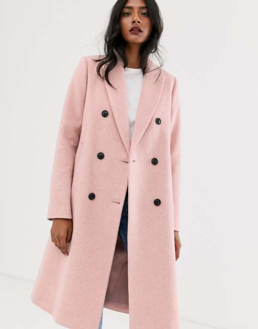 Long 2025 pink peacoat