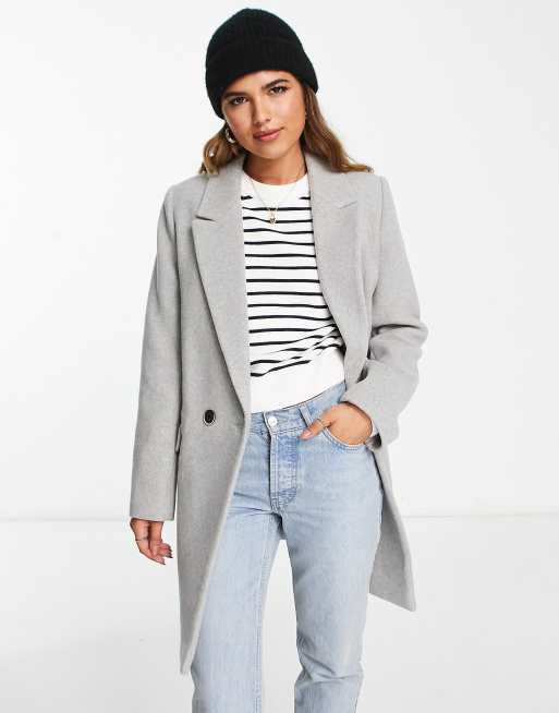 Stradivarius best sale wool coat