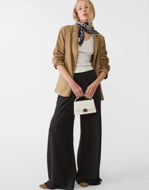 Stradivarius Double-handle crossbody bag in white - view 1