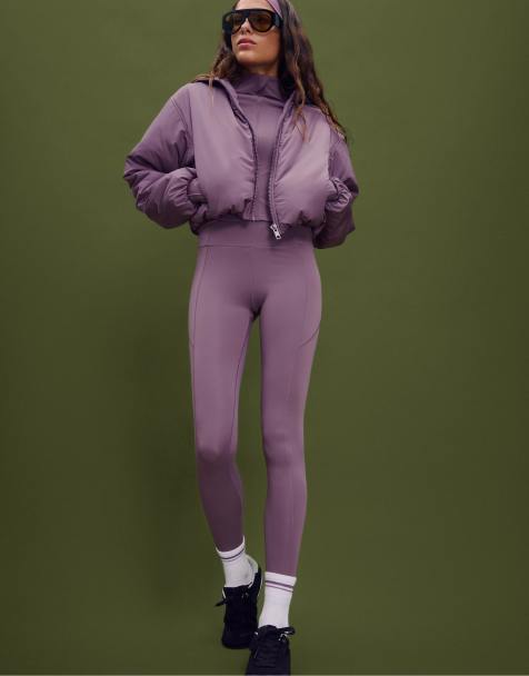 Stradivarius - Doudoune à manches bouffantes - Lilas - view 1