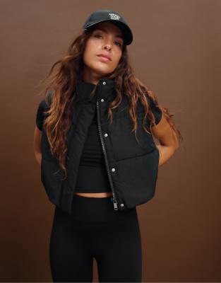 Doudoune courte sans manches - Stradivarius - Modalova