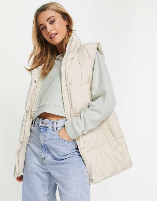 Veste sans best sale manche stradivarius