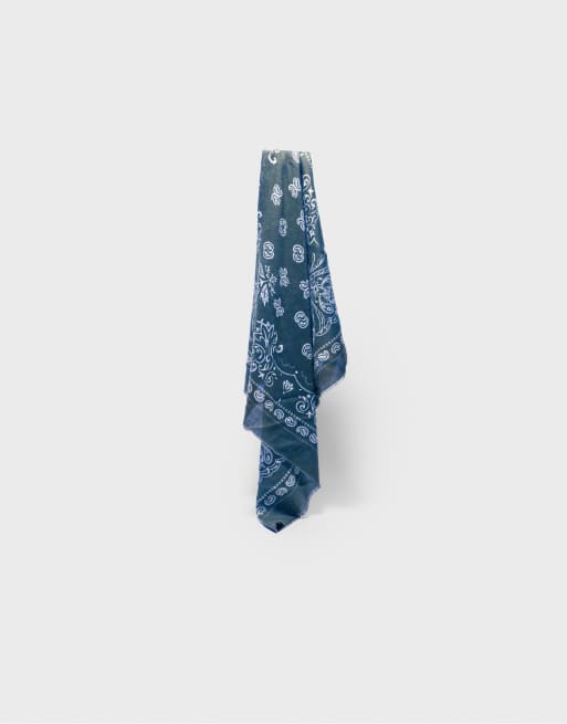 Stradivarius écharpe douce au toucher vert canard, 4 de 4