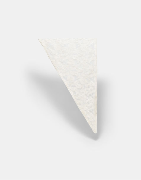 Stradivarius - Ecrufarvet sarong med broderede blonder - view 1