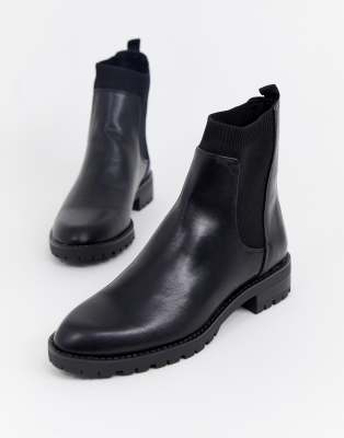 stradivarius elastic side chelsea boot