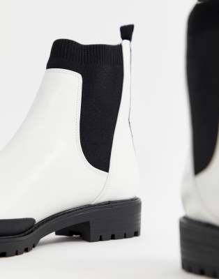 stradivarius elastic side chelsea boot