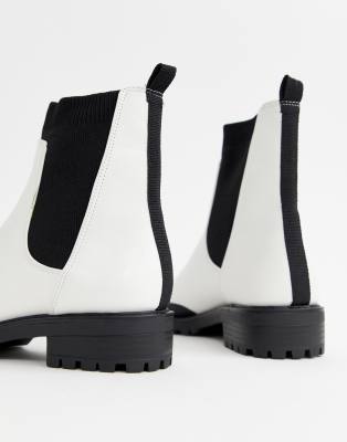 stradivarius elastic side chelsea boot