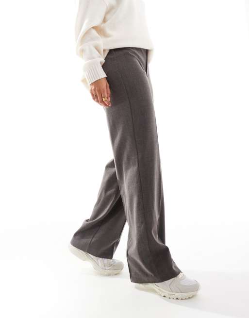Stradivarius – Elegante, gerade geschnittene Hose in Dunkelgrau , 2 von 5