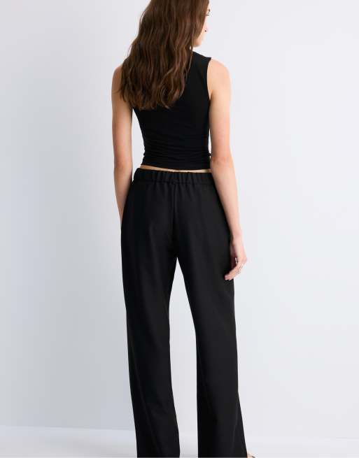 Stradivarius – Elegante Hose in Schwarz mit geradem Schnitt, 3 von 7