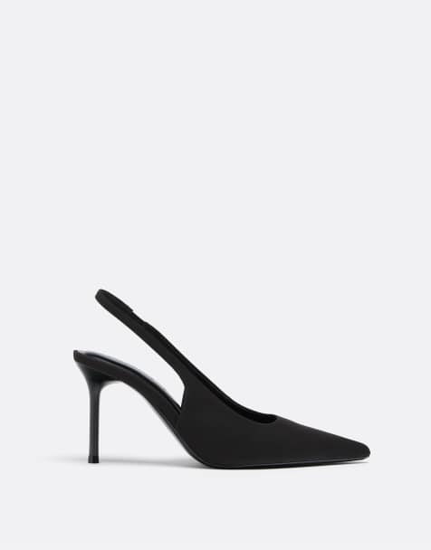 Stradivarius - Escarpins basiques à bride arrière - Noir - view 1