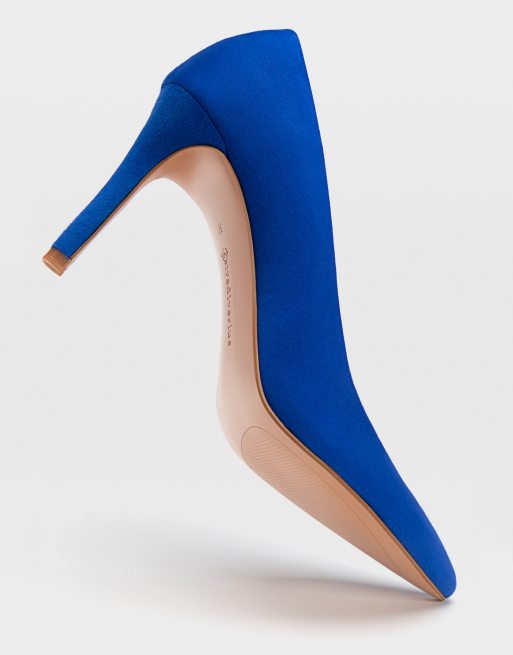 Escarpins à talons hauts en nubuck tan pour femmes LILAH | Escarpins de créateur pour femmes