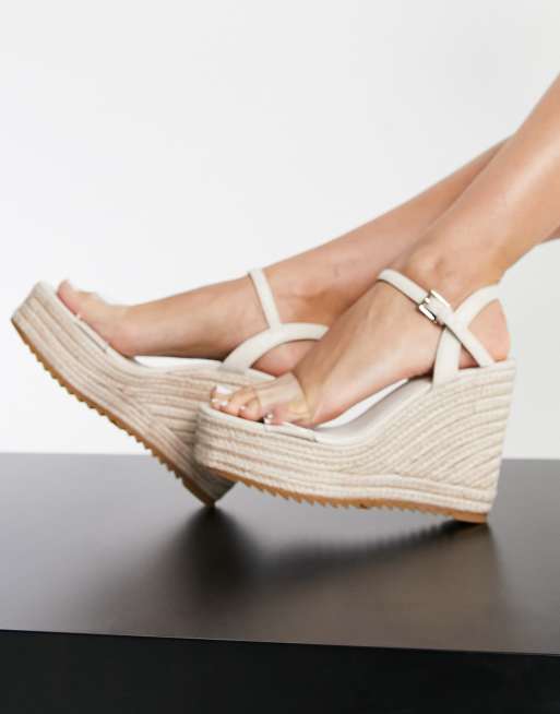 Espadrille 2025 wedges cream