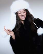 Kiwi & Co fluffy faux fur aviator hat in blue