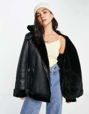 Stradivarius aviator outlet jacket