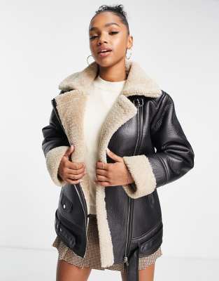 weatherproof faux fur jacket