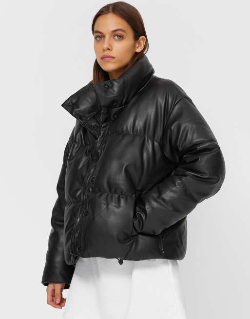 Puffer jacket clearance stradivarius