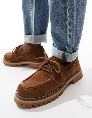  faux suede boat shoe 